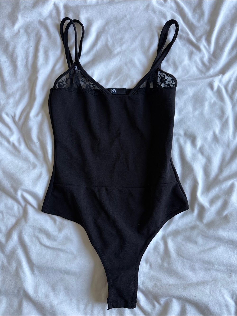 Missguided Black Lace Tipped